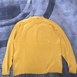Yellow long sleeve sweater